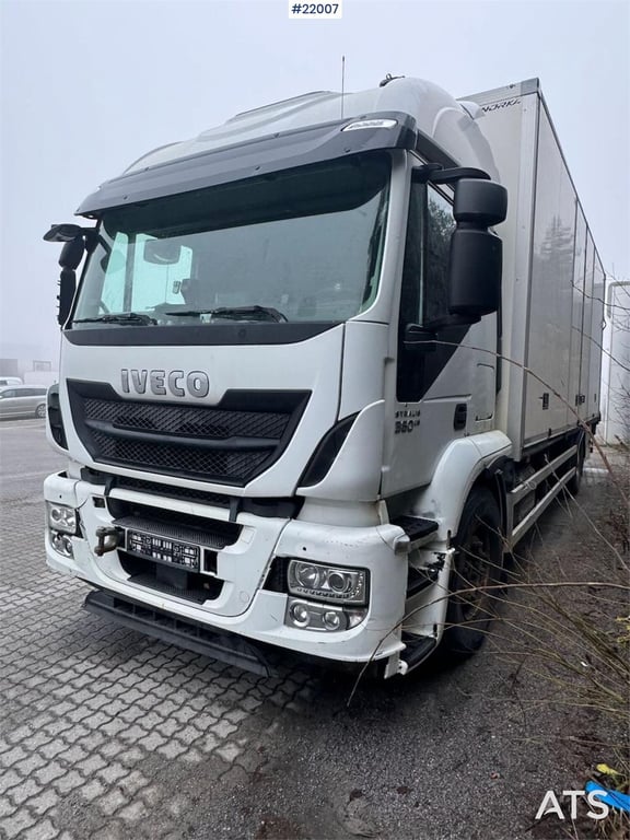 Iveco Stralis 360 4x2 box truck with full side opening. 2015 22007 Stralis 360 4x2 box truck with full side opening. 2015 ...
