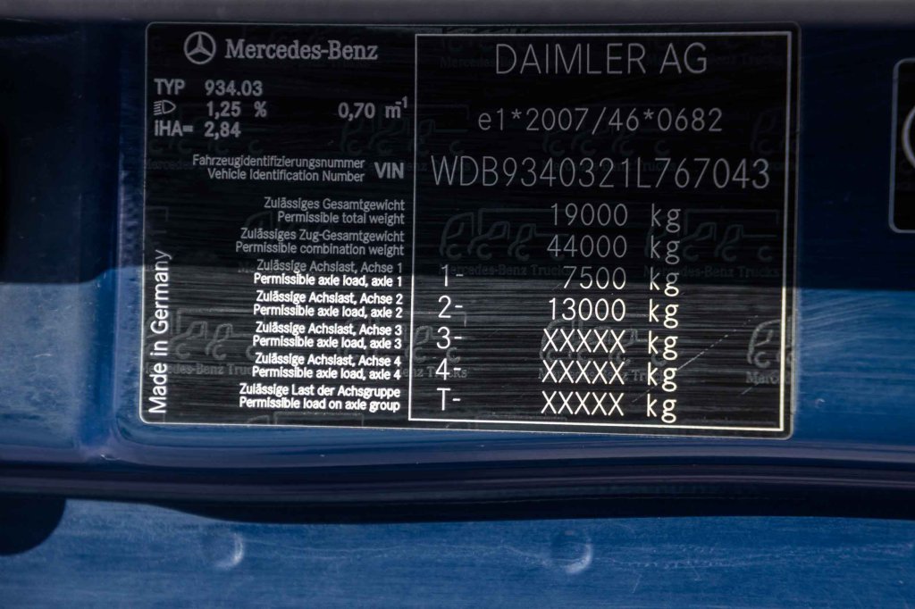 MERCEDES ACTROS 1846 LS-MP3+HYDR.+ADR 2013 E58337 ACTROS 1846 LS-MP3+HYDR.+ADR 2013 1 image 9