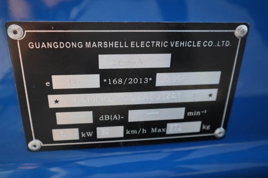 BRINGO L6E-A Dutch Registration, Valid inspection, 2023 BRINGO - L6E-A - 62196 Bringo L6E-A Dutch Registration, Valid insp...