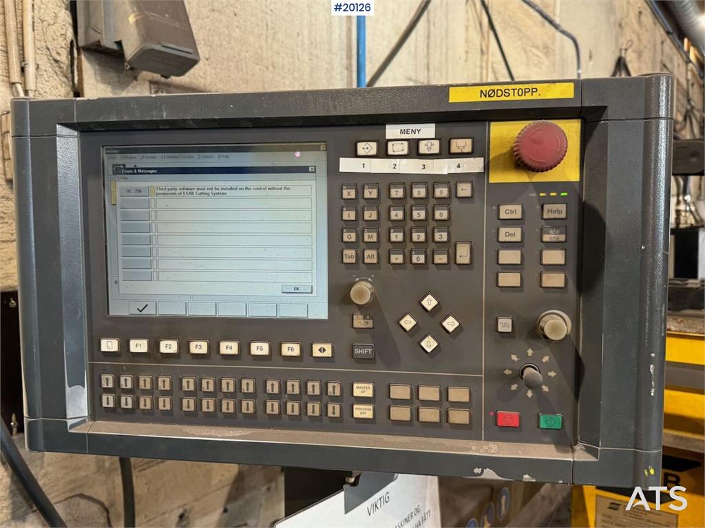 Esab UXE-P 3500 plasma and gas torch 2002 20126 ESAB UXE-P 3500 plasma and gas torch 2002 1 image 10