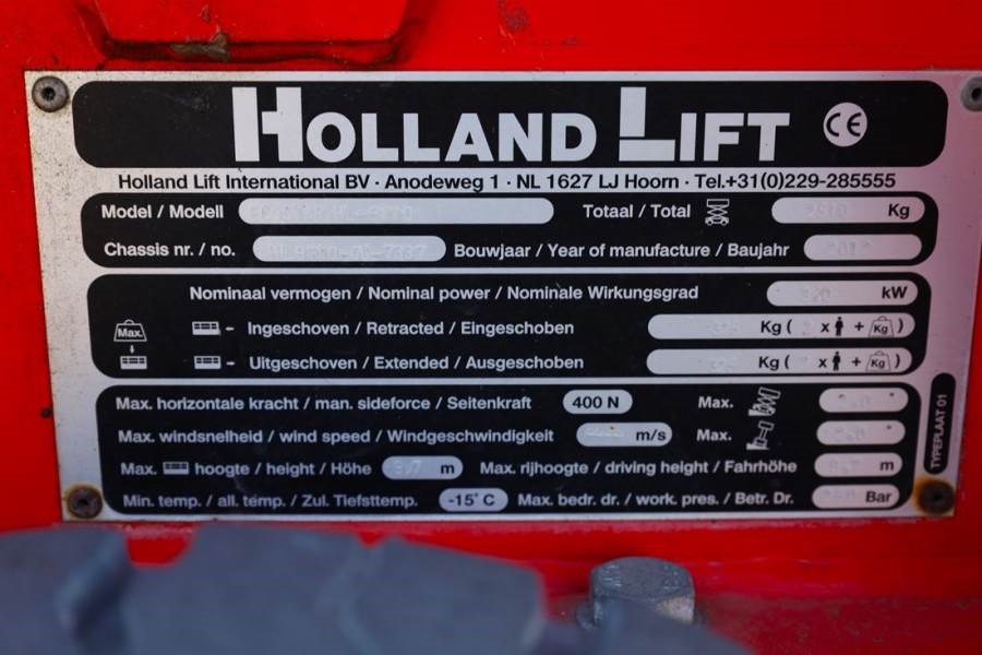 Holland Lift Ecostar HL-9710 Electric, 12m Working Height, 325k 2012 HOLLAND LIFT - Ecostar HL-9710 - 63517 Holland lift E...