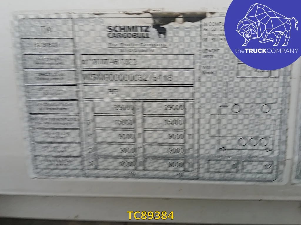 Schmitz Cargobull Curtainsides 2018 TC89384 Schmitz Cargobull 2018 1 image 10
