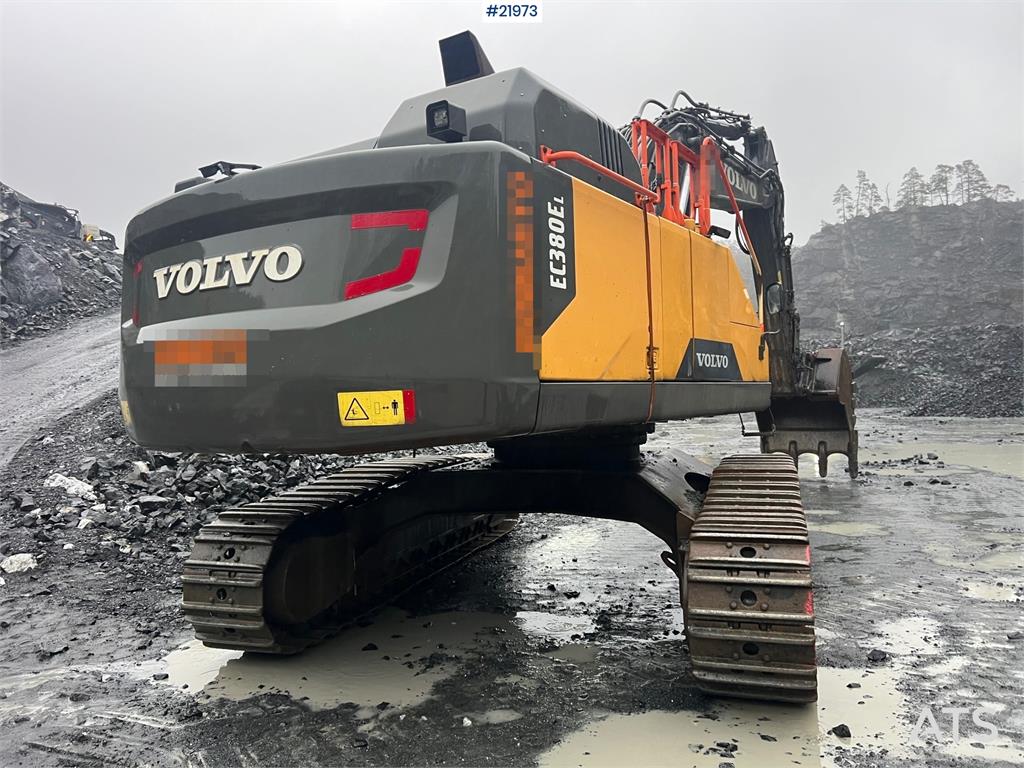 Volvo ec380EL excavator w/ hw undercarriage and toothed 2018 21973 ec380EL excavator w/ hw undercarriage and toothed 2018 ...