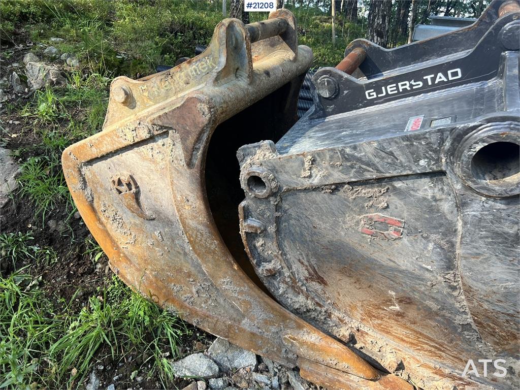 Hitachi zx190lc-5B excavator w/ rototilt, sanding bucket, 2016 21208 zx190lc-5B excavator w/ rototilt, sanding bucket, 201...