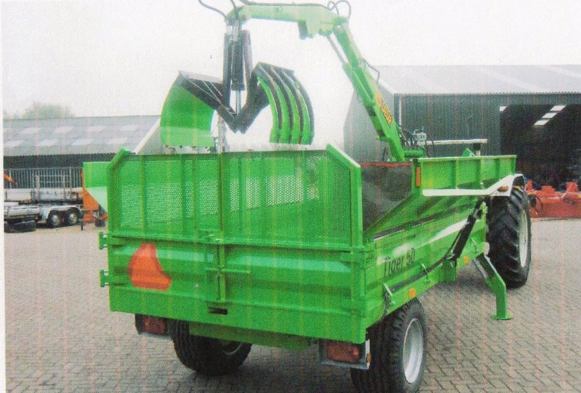 Kipper met opbouwkraan NN0249 Kipper met opbouwkraan 0 Dump trailers image 3