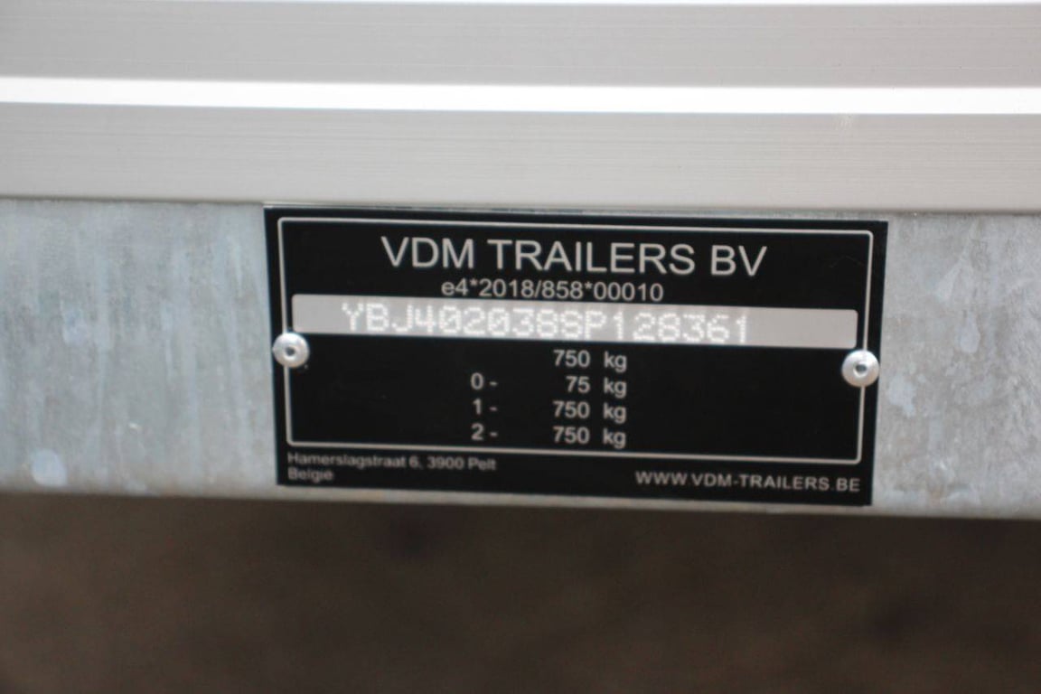 Closed trailer VDM Trailers 300x150cm 2025 New 2025 VDM trailers RENTAL EDITION 2025 0 image 12