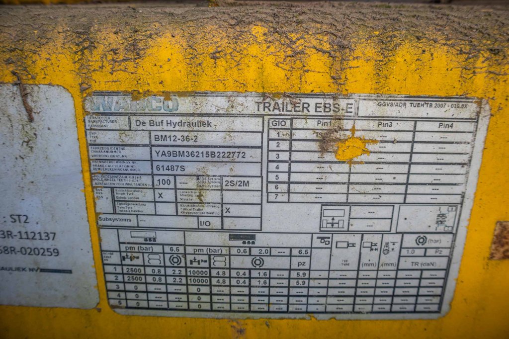 DE BUF BETON MIXER/MISCHER/MALAXEUR12M³ 2015 E62595 De Buf BETON MIXER/MISCHER/MALAXEUR12M³ 2015 1 image 13