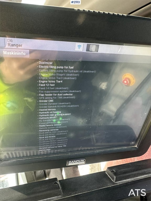 Sandvik DX800i Drilling rig w/L5 gps 2019 21113 DX800i Drilling rig w/L5 gps 2019 1 image 8