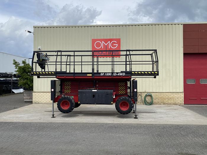 2001 Airo SF1200-D-4WD, 4x4 Schaar hoogwerker, 14 meter 2001 AIRO SF1200-D-4WD, 4x4 Schaar hoogwerker, 14 meter 2001 1 ima...