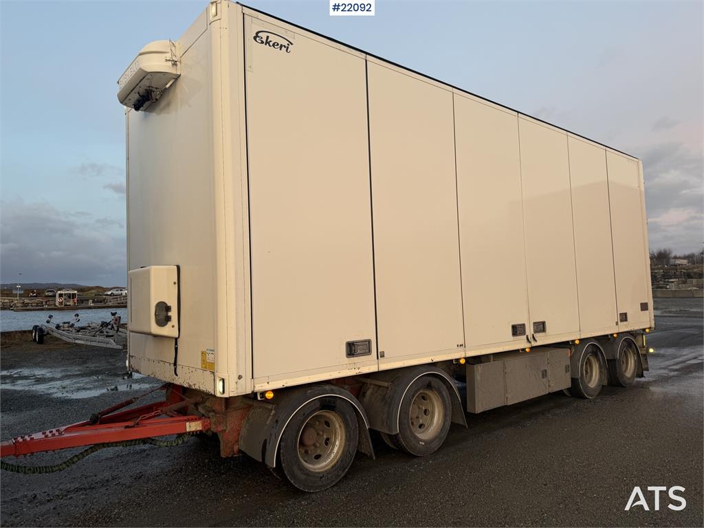 Scania S650 6x2 box truck w/ Ekeri 4 axle box trailer w/ 2018 22092 S650 6x2 box truck w/ Ekeri 4 axle box trailer w/ 2018...