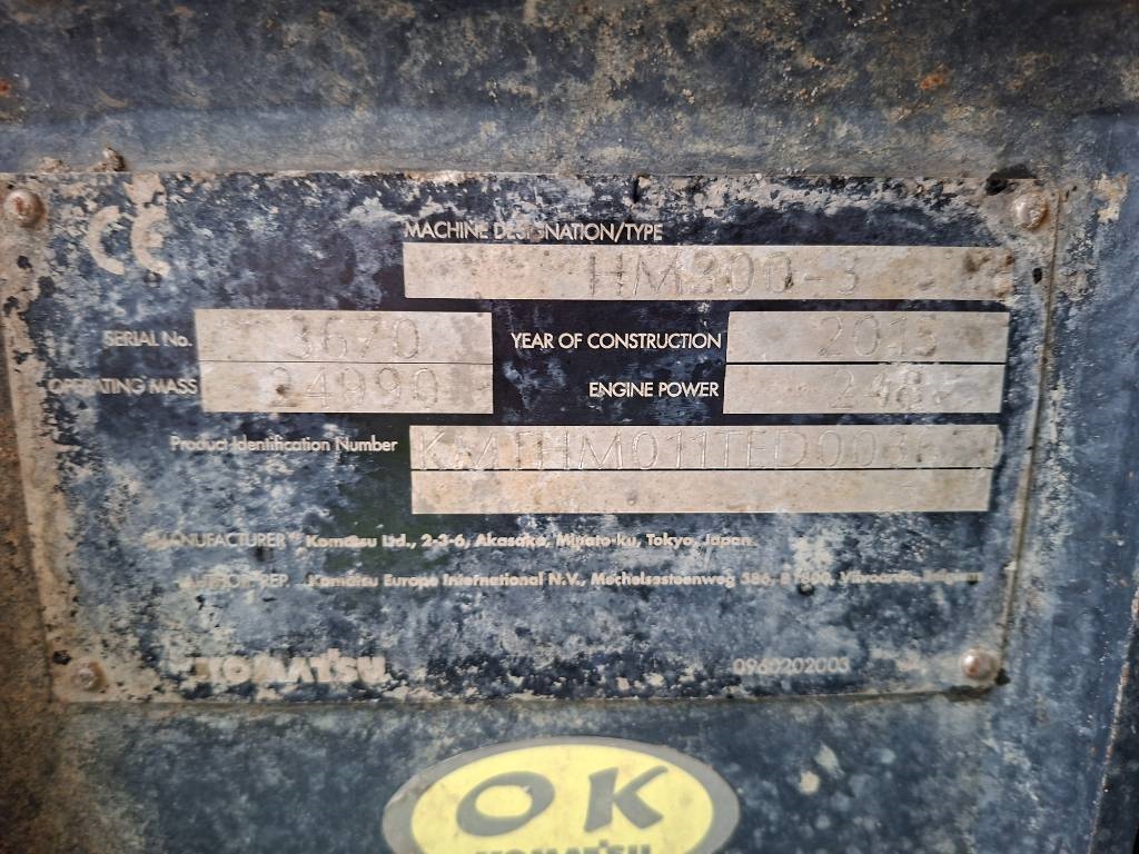 Komatsu HM 300-3 2015 ATR-0677 HM 300-3 2015 1 image 7