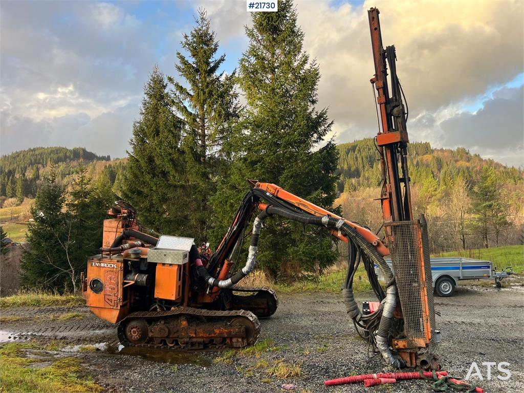 Tamrock DHA400 Drilling rig w/ CPR 438L hammer 1986 21730 Tamrock DHA400 Drilling rig w/ CPR 438L hammer 1986 1 image 2