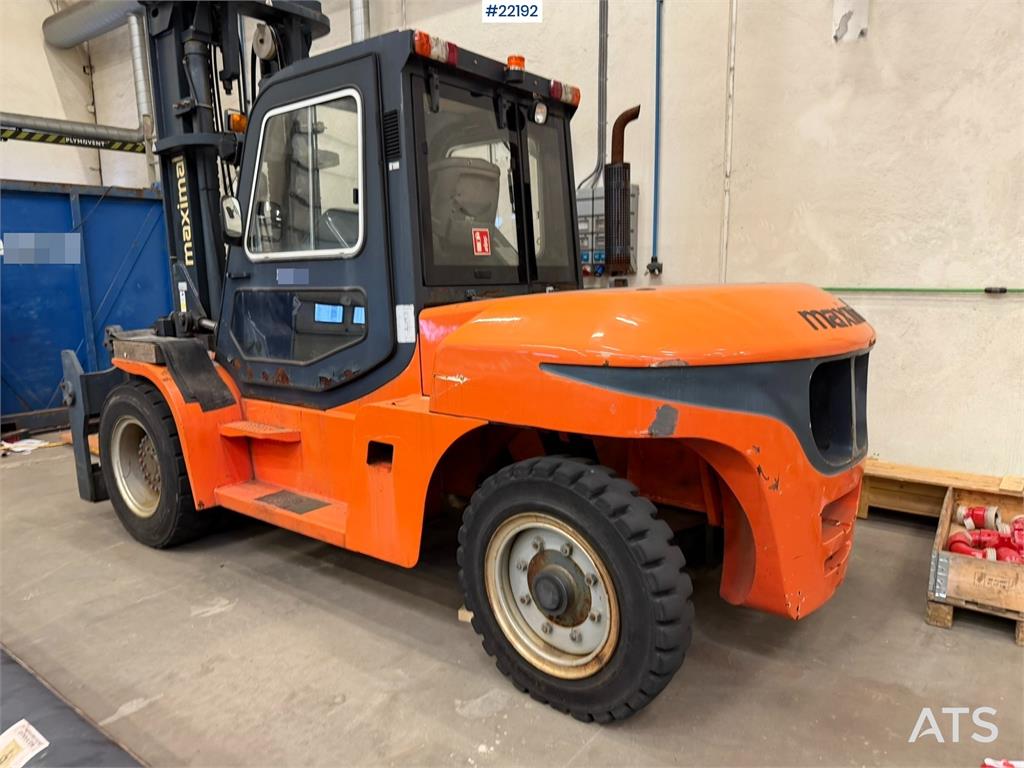 Maximal FD100T-MWL3 10-ton fork lift truck as a repair obj 2010 22192 Maximal FD100T-MWL3 10-ton fork lift truck as a repa...
