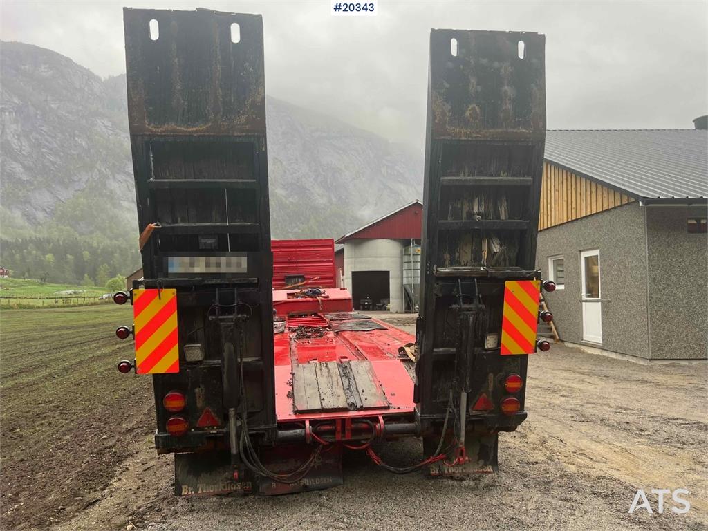 Damm SE-51M 3 axle Machine trailer w/ hydraulic driving 2009 20343 Damm SE-51M 3 axle Machine trailer w/ hydraulic driving...