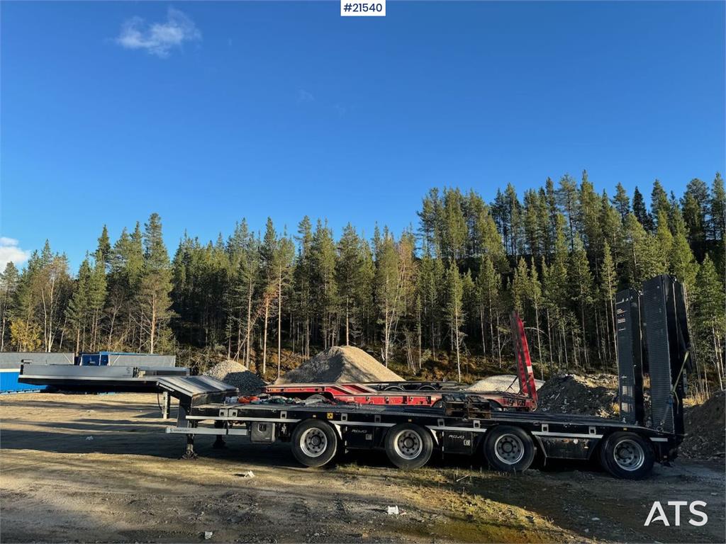 Rojo Machine semi w/ hydraulic drive bridges 2021 21540 ROJO Machine semi w/ hydraulic drive bridges 2021 1 Lowloader trai...