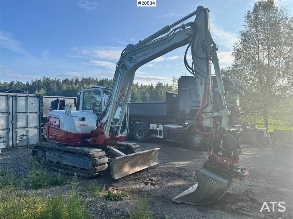 Takeuchi TB290-2 Crawler Excavator w/ Rototilt, 3 Buckets a 2023 20834 TB290-2 Crawler Excavator w/ Rototilt, 3 Buckets a ...