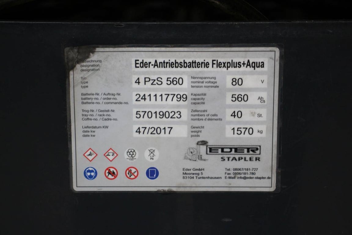 Hyster C1.5S Electric Reach Truck 1500kg 2017 2017 C1.5S 2017 1 image 15