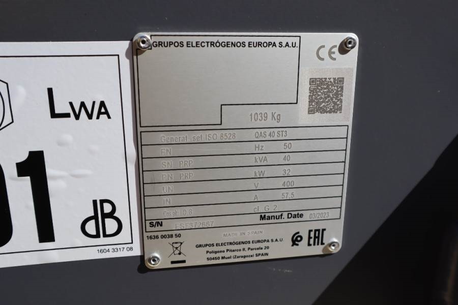 Atlas Copco QAS 40 ST3 Valid inspection, *Guarantee! Diesel, 4 2023 ATLAS COPCO - QAS 40 ST3 - 61585 QAS 40 ST3 Valid insp...
