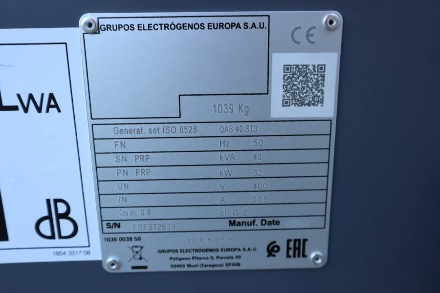 Atlas Copco QAS 40 ST3 Valid inspection, *Guarantee! Diesel, 4 2023 ATLAS COPCO - QAS 40 ST3 - 61572 QAS 40 ST3 Valid insp...