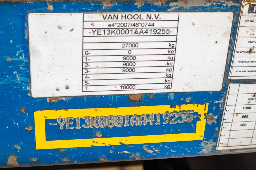 VANHOOL CONTAINER AANHANGER 2014 E61749 Van Hool CONTAINER AANHANGER 2014 1 image 10