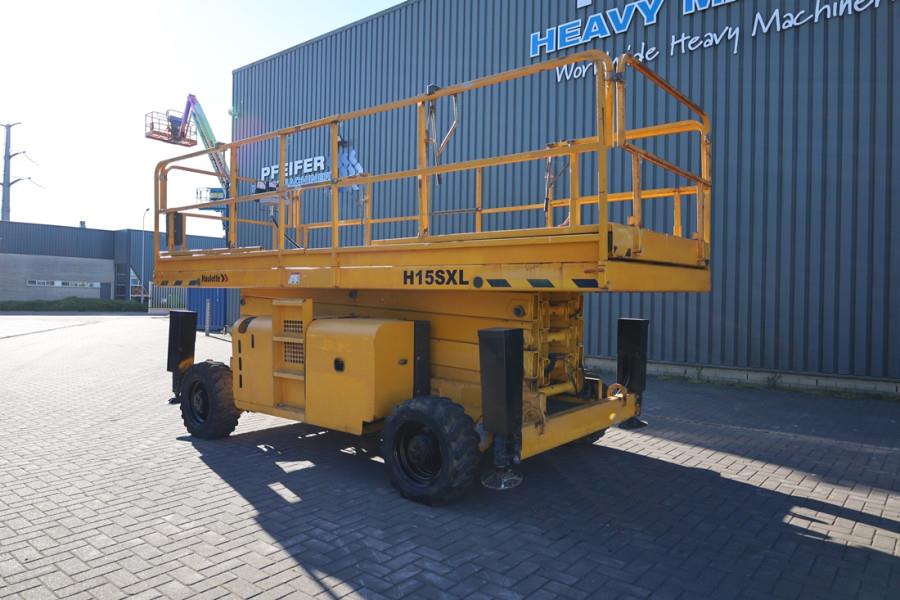 Haulotte H15SXL Diesel, 4x4 Drive, 15m Working Height, 500k 2008 HAULOTTE - H15SXL - 90299 H15SXL Diesel, 4x4 Drive, 15m W...
