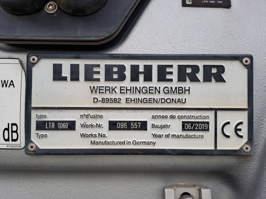 Liebherr LTR1060 2019 ATR-2180 LTR1060 2019 1 Crawler Cranes image 8