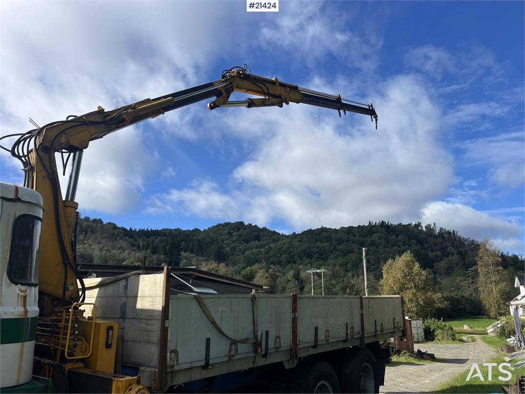 Scania LB 81 6x2 Crane truck w/ 10t/m crane and tipper Re 1978 21424 LB 81 6x2 Crane truck w/ 10t/m crane and tipper Re 19...