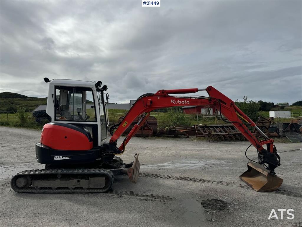 Kubota U35-3 Tracked excavator w/ 3 buckets WATCH VIDEO 2008 21449 U35-3 Tracked excavator w/ 3 buckets WATCH VIDEO 2008 1...