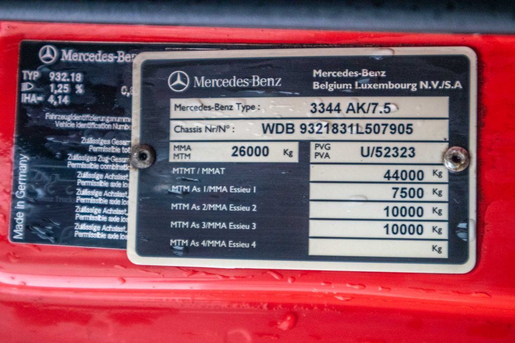 MERCEDES ACTROS 3344 AK - HMF1643 Z2 2010 E63212 ACTROS 3344 AK - HMF1643 Z2 2010 1 image 15