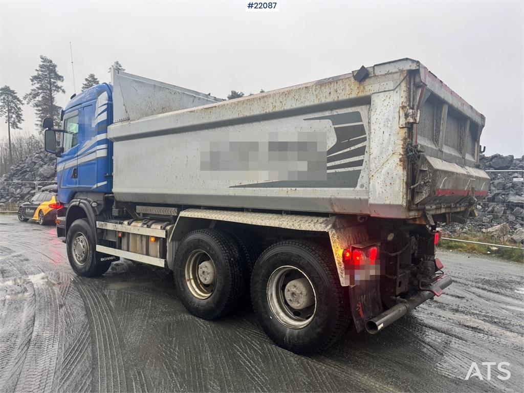 Scania R560 6x4 tipper truck, snow plough equipped, with 2013 22087 R560 6x4 tipper truck, snow plough equipped, with 2013...