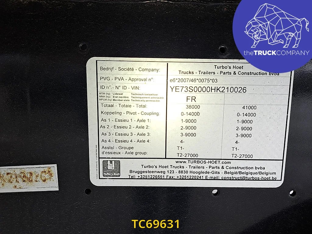 Hoet Trailers Container Transport 2020 TC69631 Hoet Trailers 2020 1 image 13