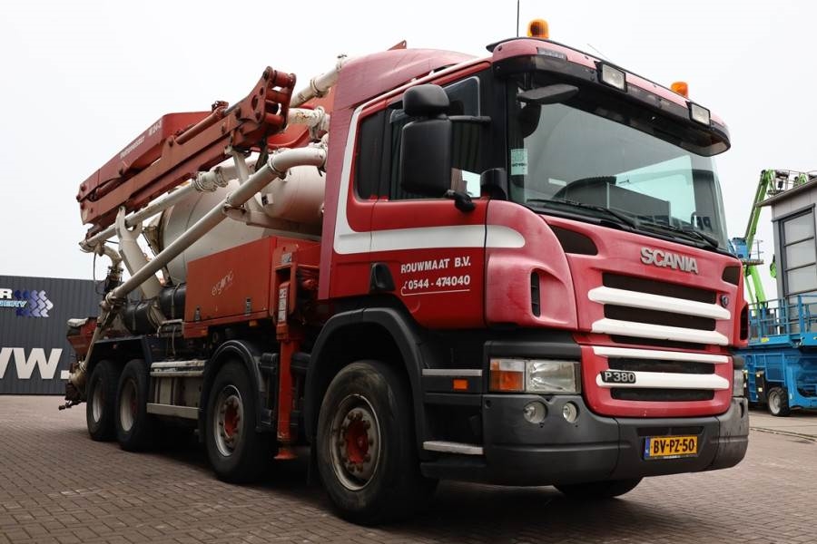 Scania 8x4 With Putzmeister PUMI 24-3.67CS Truck-mounted 2008 SCANIA - 8x4 With Putzmeister PUMI 24-3.67CS - 301 8x4 With ...