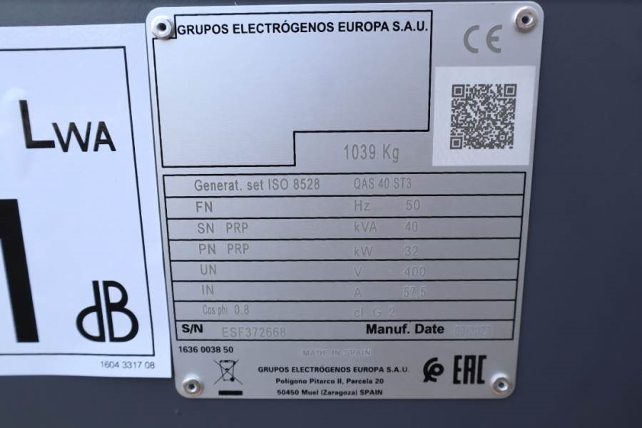 Atlas Copco QAS 40 ST3 Valid inspection, *Guarantee! Diesel, 4 2023 ATLAS COPCO - QAS 40 ST3 - 62179 QAS 40 ST3 Valid insp...