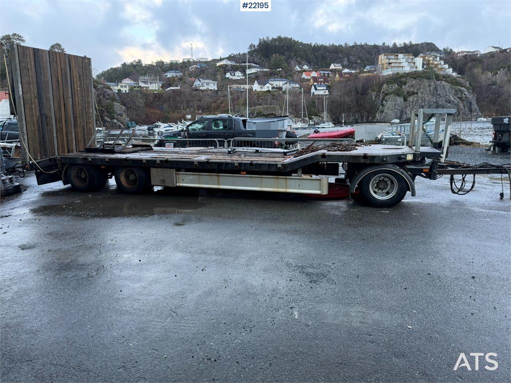Damm SL-28M 3-axle machinery trailer with hydraulic dri 2013 22195 Damm SL-28M 3-axle machinery trailer with hydraulic dri...