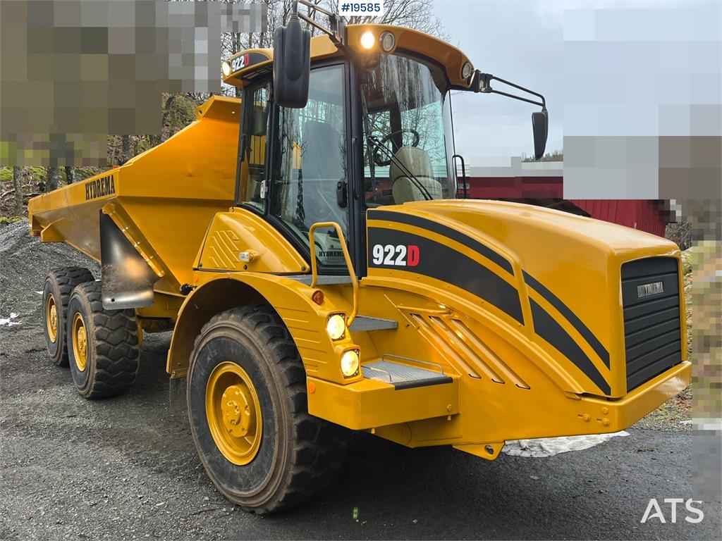 Hydrema 922D Dumper w/white signs 2015 19585 Hydrema 922D Dumper w/white signs 2015 1 image 5