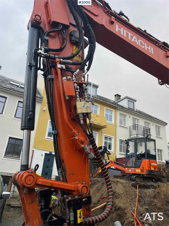 Hitachi zx85us-6 excavator w/ rototilt with grapple and sa 2021 20012 zx85us-6 excavator w/ rototilt with grapple and sa 2...