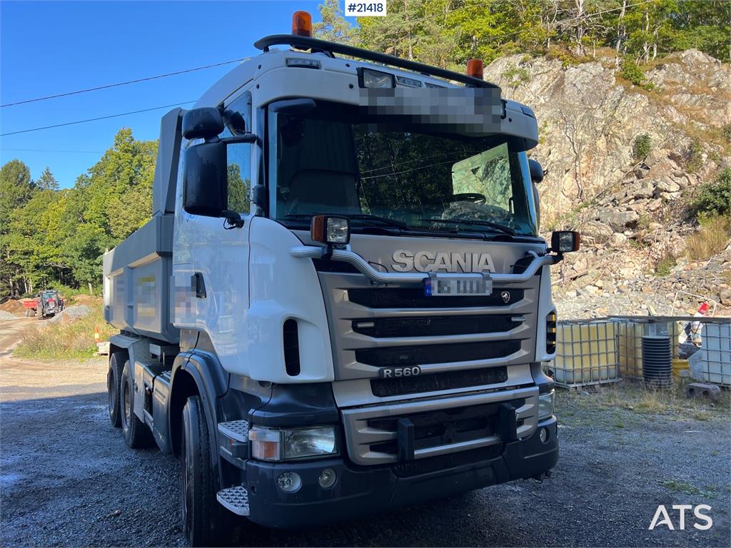 Scania R560 Plow rigged tipper truck w/ plow attachment 2010 21418 R560 Plow rigged tipper truck w/ plow attachment 2010 1...