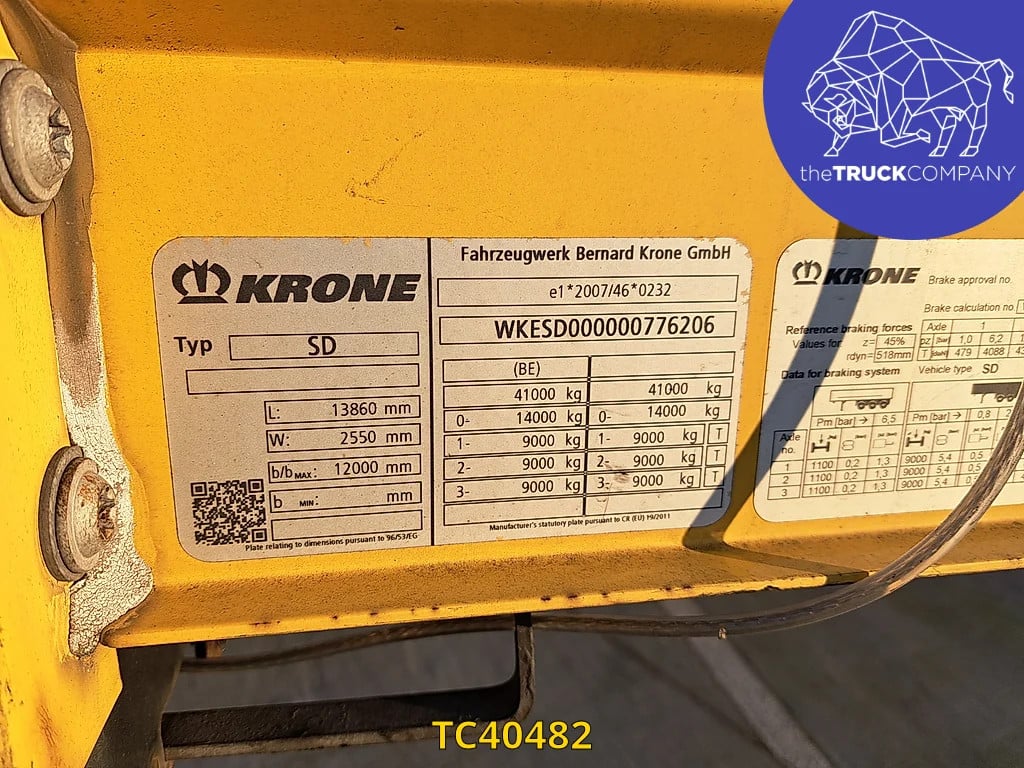 Krone Curtainsides 2017 TC40482 2017 1 image 8