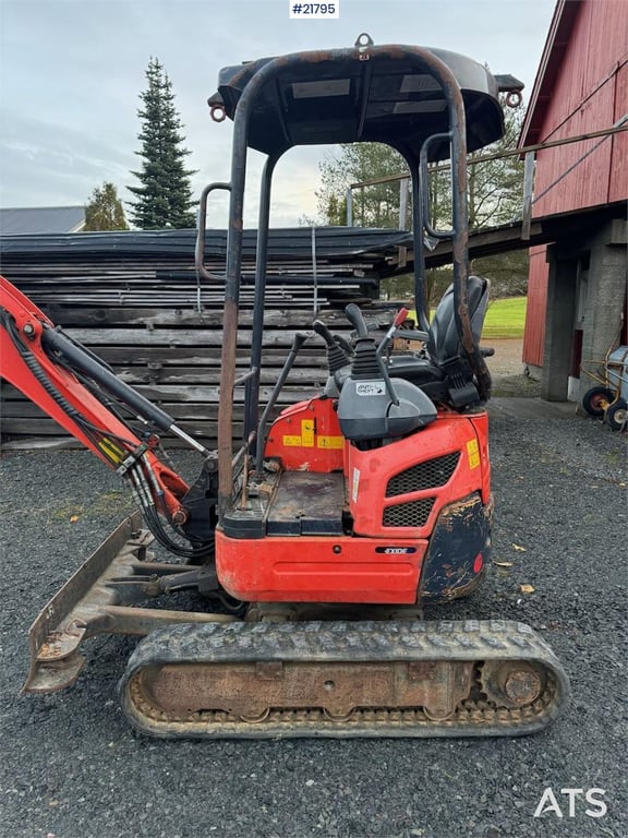 Kubota U17-3a Mini Excavator with 4 Buckets, Ripper, and 2015 21795 U17-3a Mini Excavator with 4 Buckets, Ripper, and 2015...