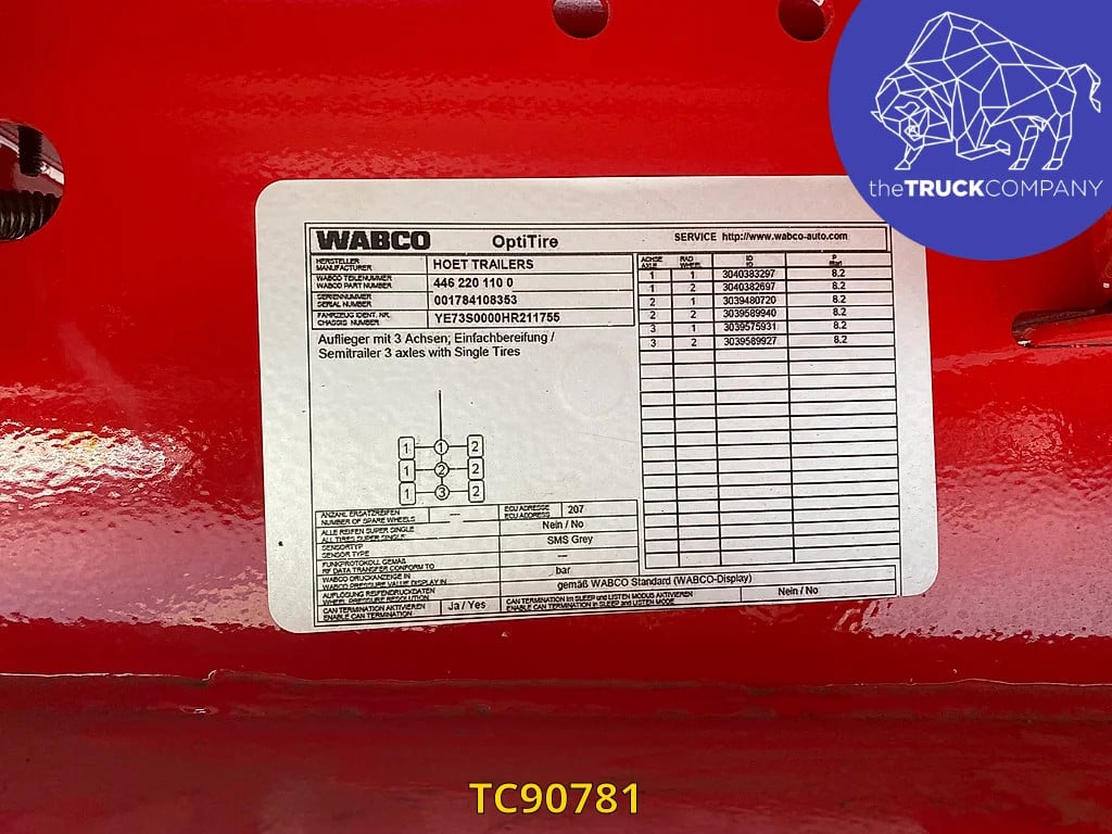 Hoet Trailers HT.SPS.HD Flatbed 2025 TC90781 Hoet Trailers HT.SPS.HD 2025 0 image 10