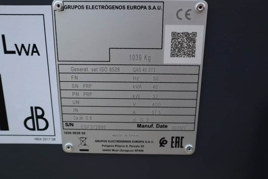 Atlas Copco QAS 40 ST3 Valid inspection, *Guarantee! Diesel, 4 2023 ATLAS COPCO - QAS 40 ST3 - 61584 QAS 40 ST3 Valid insp...