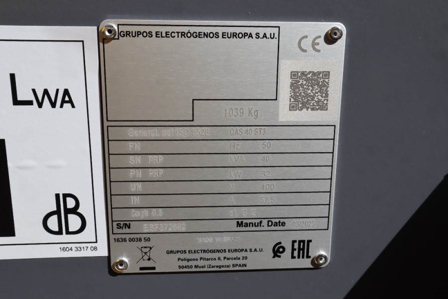 Atlas Copco QAS 40 ST3 Valid inspection, *Guarantee! Diesel, 4 2023 ATLAS COPCO - QAS 40 ST3 - 61591 QAS 40 ST3 Valid insp...