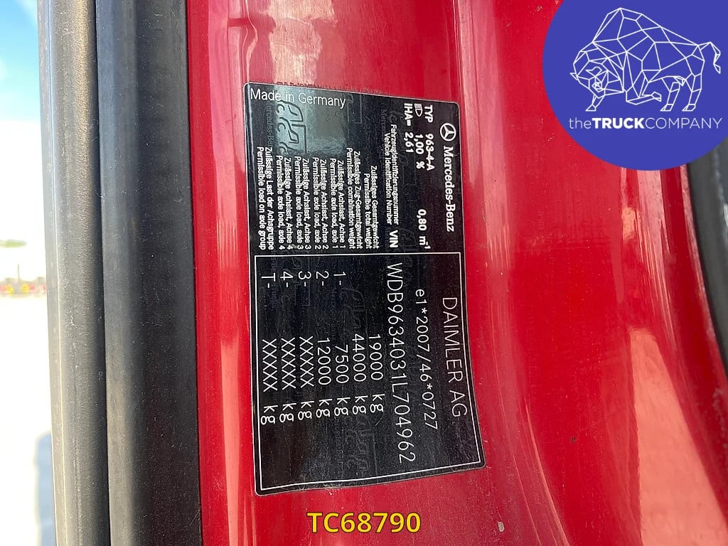 Mercedes-Benz Actros 1842 2012 TC68790 Actros 1842 2012 1 image 10