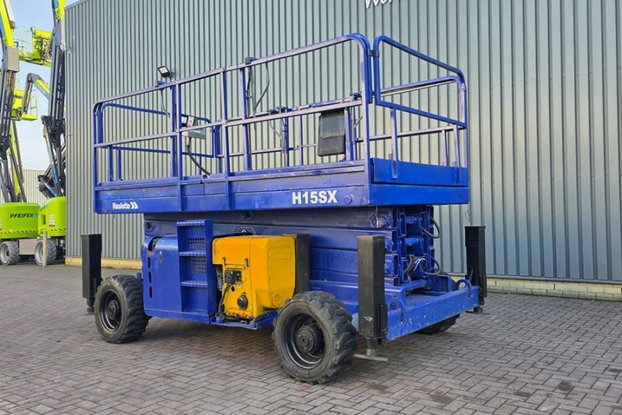 Haulotte H15SX Diesel, 4x4 Drive, 15 Working Height, 500kg 2004 HAULOTTE - H15SX - 90369 H15SX Diesel, 4x4 Drive, 15 Worki...