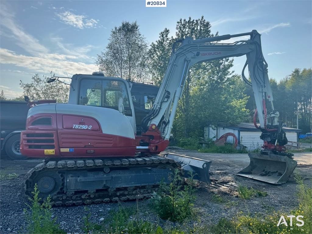 Takeuchi TB290-2 Crawler Excavator w/ Rototilt, 3 Buckets a 2023 20834 TB290-2 Crawler Excavator w/ Rototilt, 3 Buckets a ...