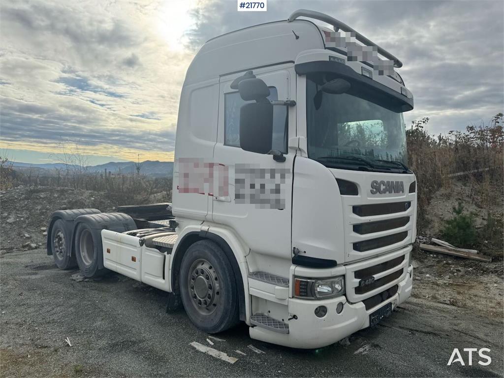 Scania G480 6x2 Tractor Unit with Tipping Hydraulics 2013 21770 G480 6x2 Tractor Unit with Tipping Hydraulics 2013 1 Tract...