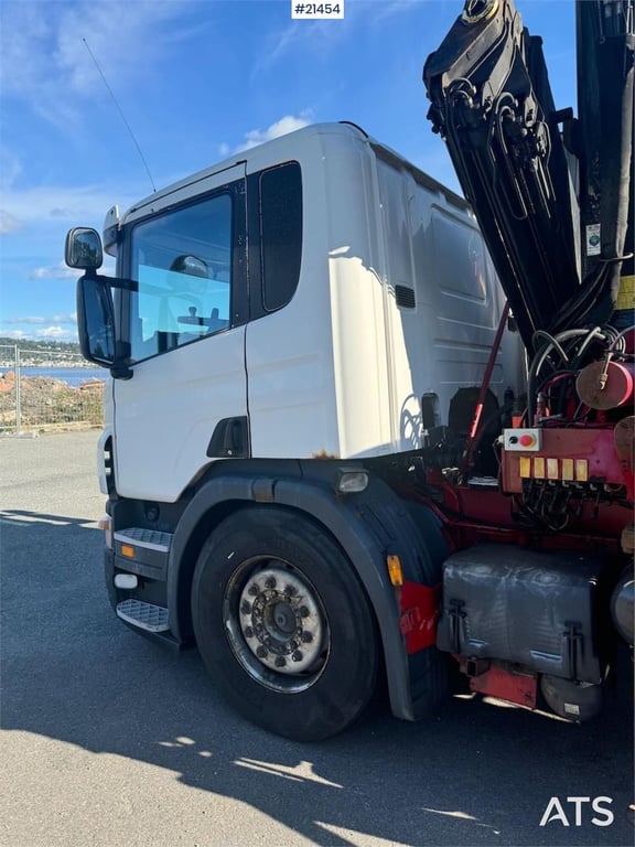 Scania P340 Hook/crane truck 23 t/m Palfinger crane 2005 21454 P340 Hook/crane truck 23 t/m Palfinger crane 2005 1 Crane t...