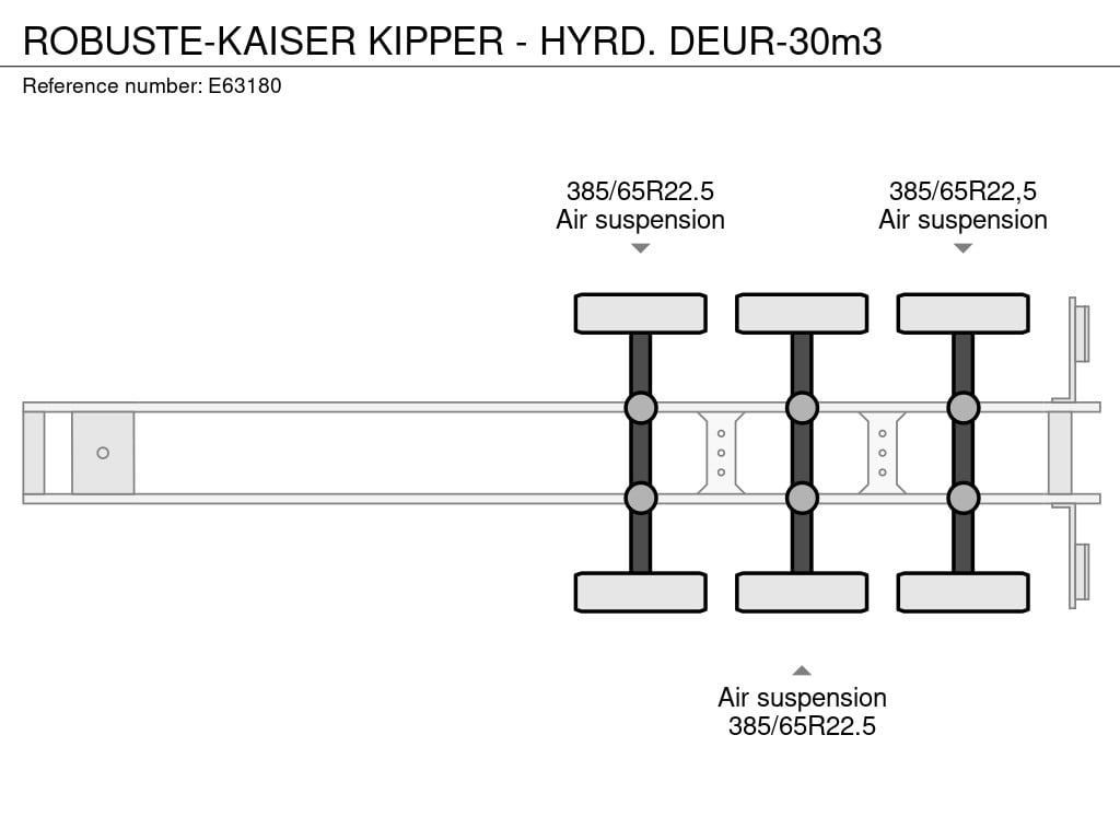 ROBUSTE-KAISER KIPPER - HYRD. DEUR-30m3 2011 E63180 ROBUSTE-KAISER KIPPER - HYRD. DEUR-30m3 2011 1 image 10