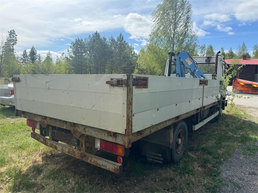 Volvo FL4 Flatbed Truck with HMF Crane – Sold as a Repai 1987 20551 FL4 Flatbed Truck with HMF Crane – Sold as a Repai 198...