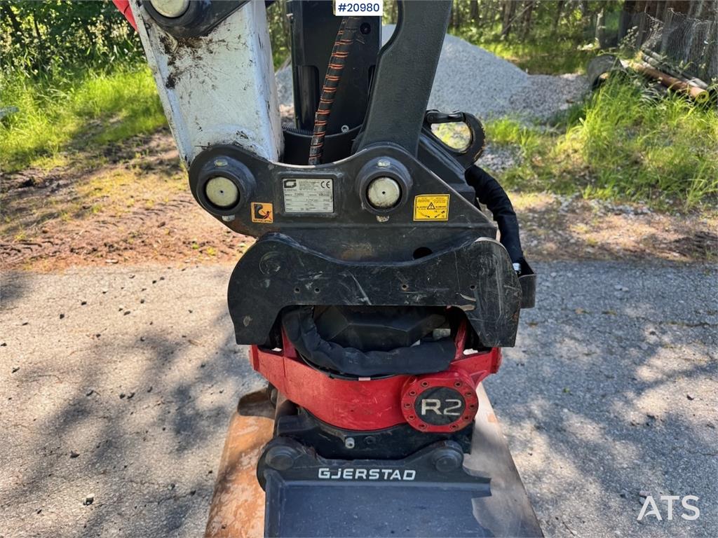 Bobcat E55Z Mini Excavator w/ Rototilt and 2 buckets. 260 2022 20980 E55Z Mini Excavator w/ Rototilt and 2 buckets. 260 20...